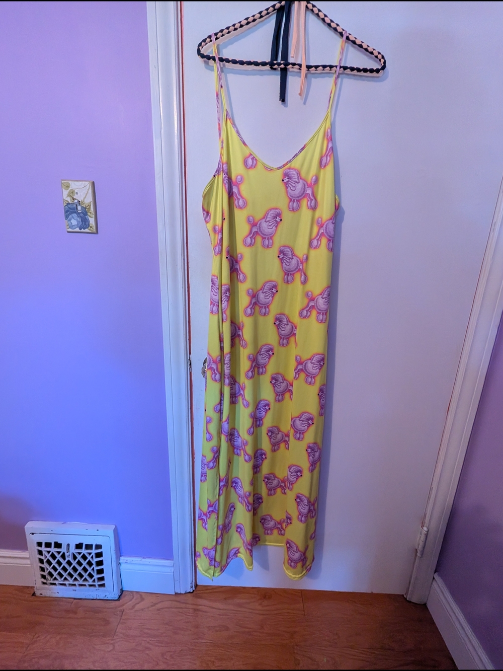 Hayley Elsaesser Pretty Poodle Maxi Slip Dress